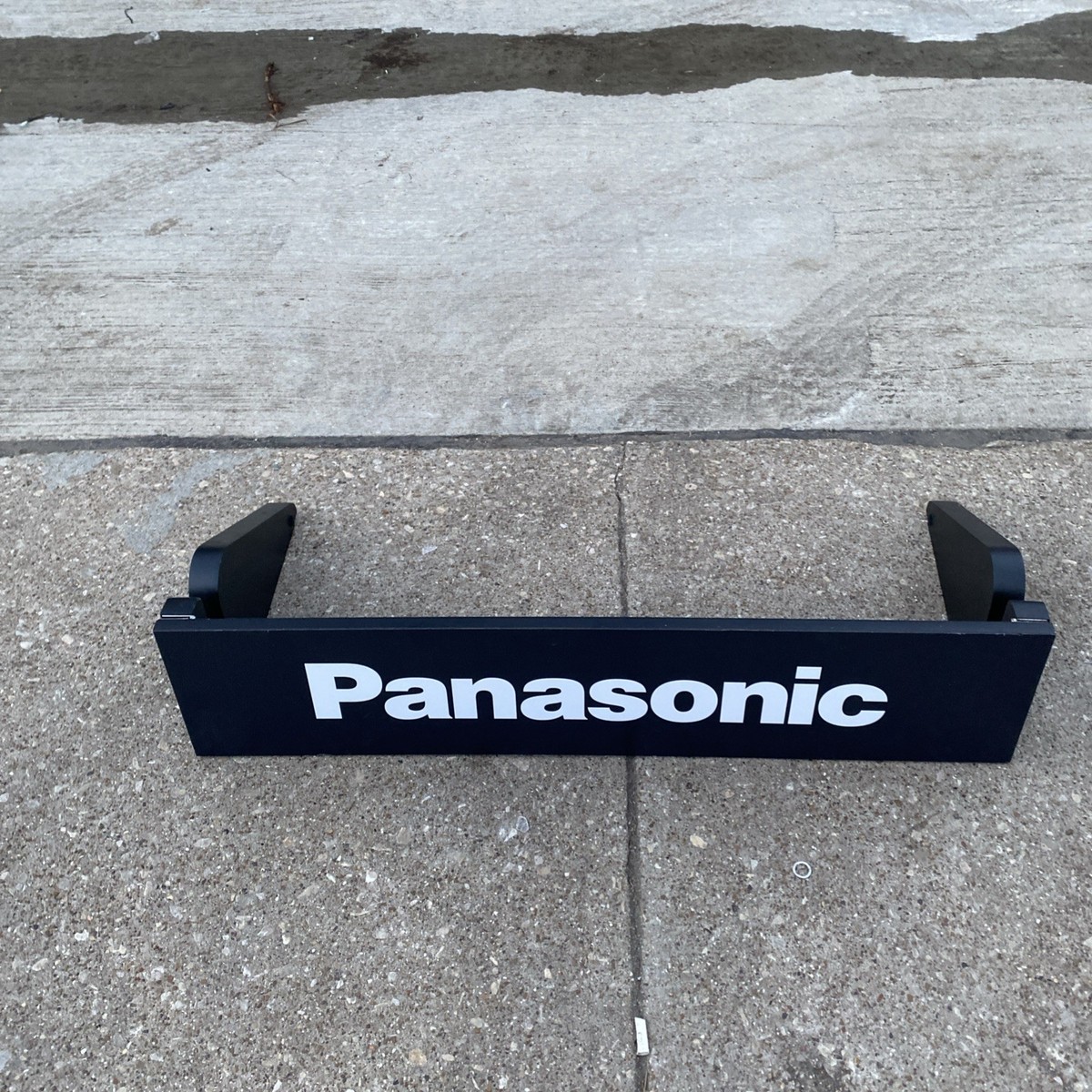 Panasonic Wood Sign Logo With Plastic Cage 41.5”X9” | eBay