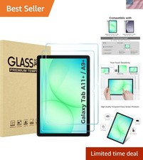 Quality Tempered Glass Screen Protector 2-Pack for Galaxy Tab A Series 2025/2023
