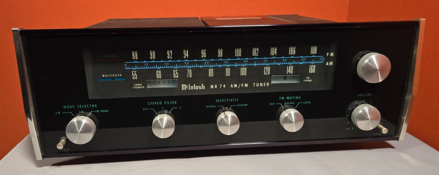 McIntosh MR74 AM/FM Tuner – FOR PARTS / REPAIR – NON WORKING