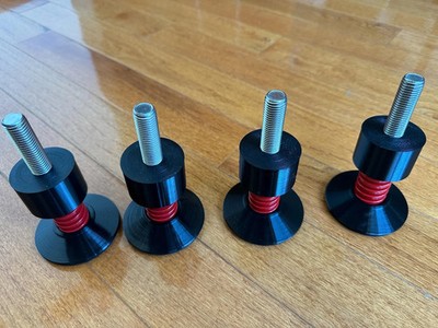 Sim Lab Adjustable Feet Bass Shakers, Buttkickers, Trueforce Spring Isolators