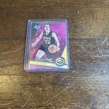 CAITLIN CLARK Purple Refractor Rookie Card 2023 Bowman Chrome U Iowa Hawkeyes