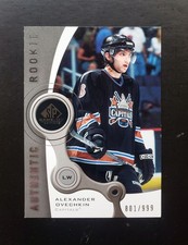 2005-06 SP Game Used Alexander Ovechkin Authentic Rookie #111 RC 801/999