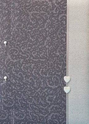 Stammbuch HARMONY   A4 (23,5 x 31,0 cm), Leinenstruktur, anthrazit /silber,