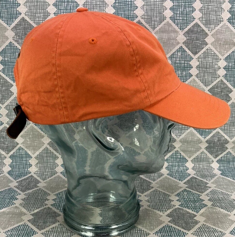 Polo Ralph Lauren Cappello Strapback Pony Arancione Regolabile