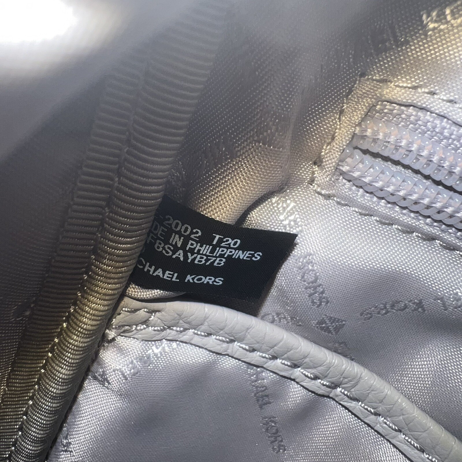 Michael Kors Abbey Jet Set Large PVC Leather Backpack… Gem