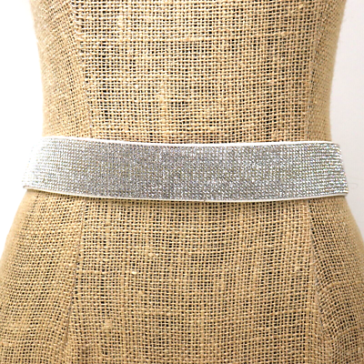 silver glitter belt for dress Belt For Sequin Dress