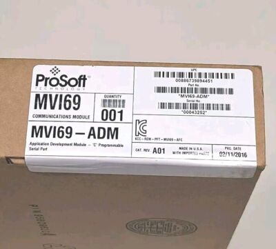 PROSOFT TECHNOLOGY (BELDEN) MVI69-ADM / MVI69ADM / MV169ADM (NEW ...