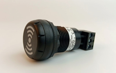 Panel Mount Audible Alarm - Auer Signal  Black Housing 120V AC 17mA