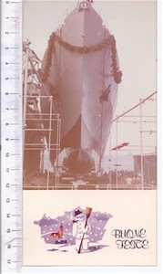 Auguri Di Natale Anni 60.Varo Grandi Navi Biglietto Fotografico Di Auguri Natale Anni 60 G097 Ebay