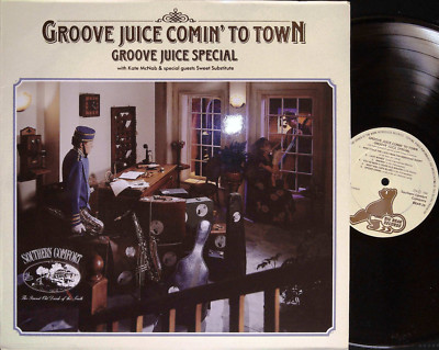 GROOVE JUICE COMIN' TO TOWN Kate McNab SWEET SUBSTITUDE LP Vinyl Big Bear BEAR29