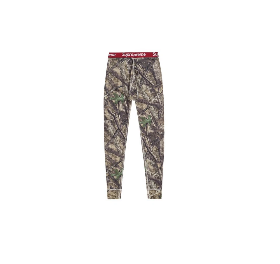 Pantalones térmicos Supreme Hanes Bones camuflados talla: XL Foto 2 de 4