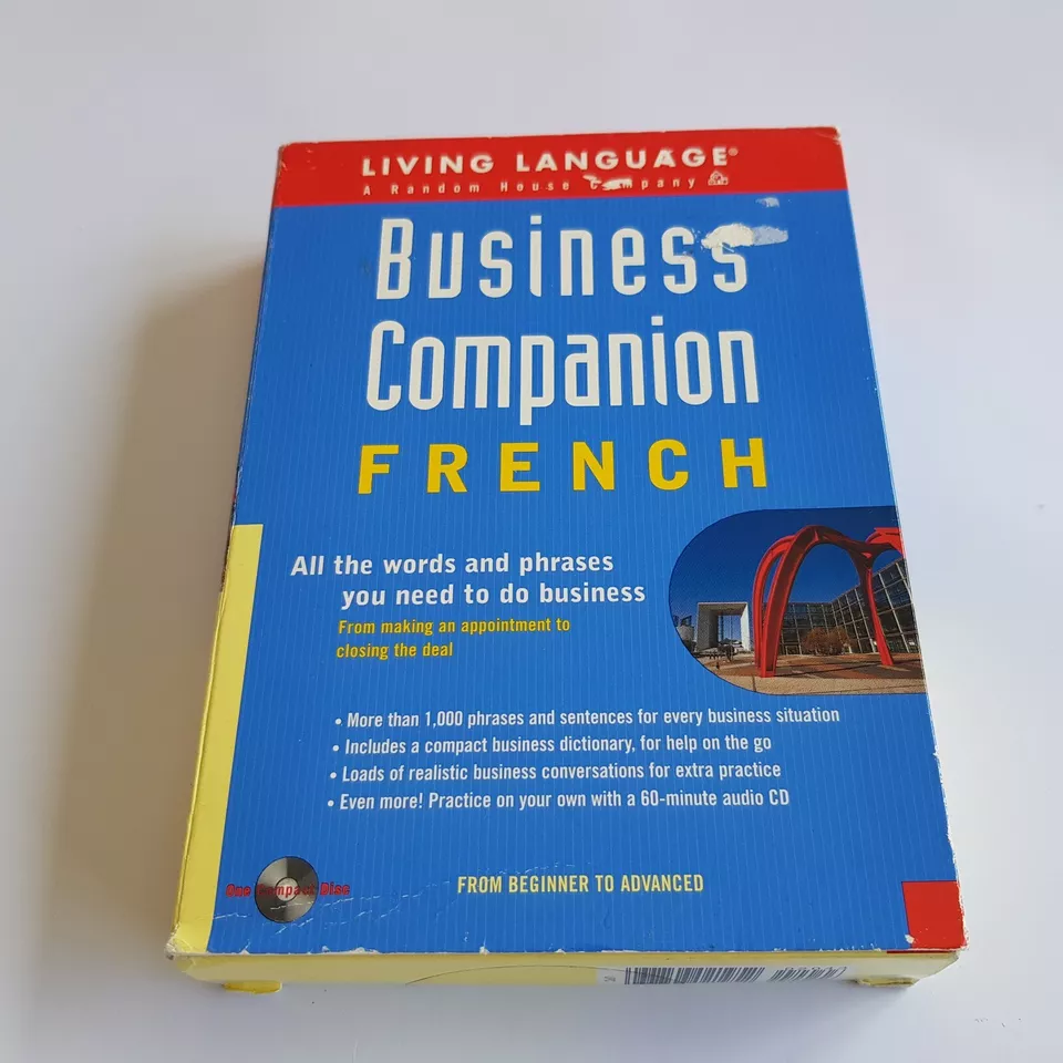 French Business Companion Living Language learning book CD set France Quebec - Image 2 of 4