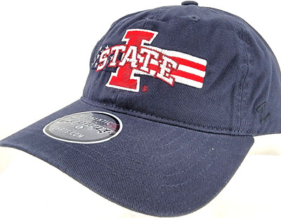 NEW Iowa State ISU Cyclones Stars Stripes Zephyr Adjustable Campus Cap Hat Adult