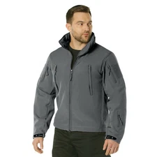 Rothco Concealed Carry Soft Shell Jacket - Gun Metal Grey - Size Large
