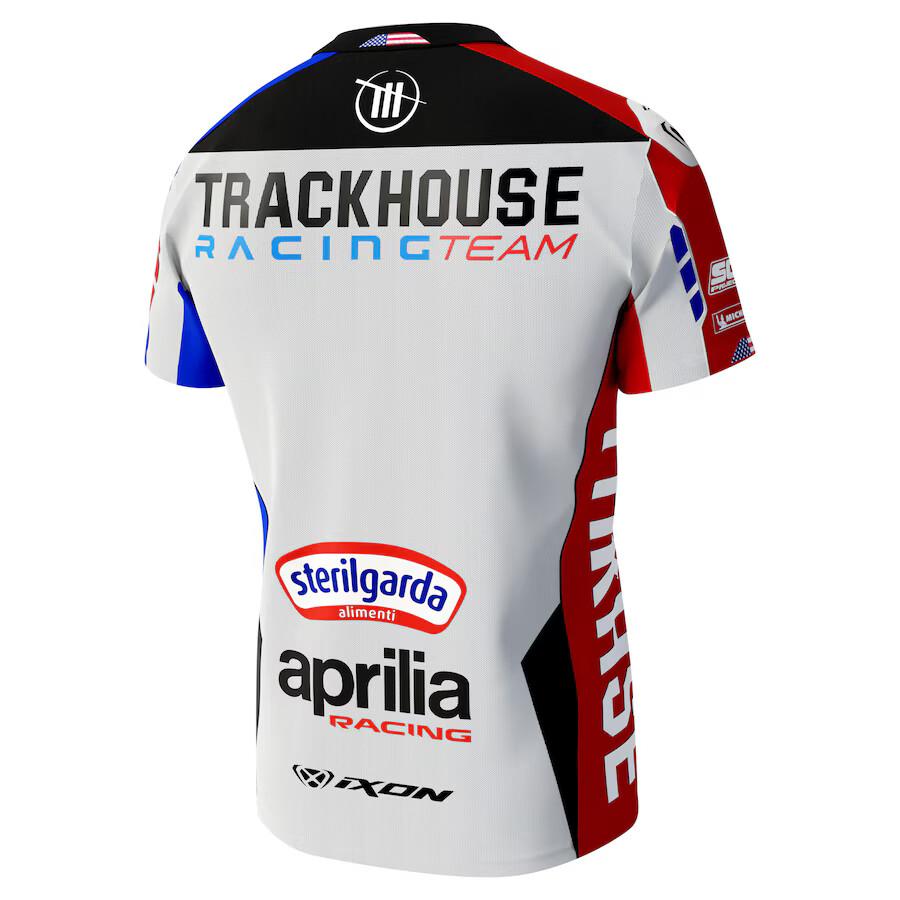 Official Trackhouse Aprilia Racing Team T shirt by Ixon - 104101121 ...