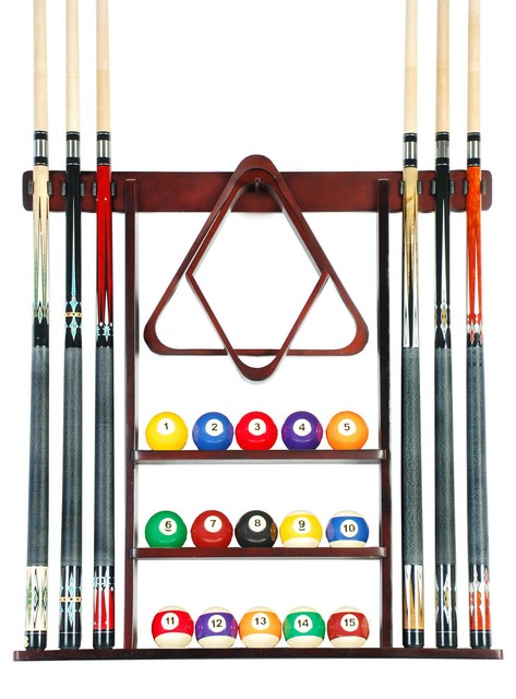 pool table wall rack