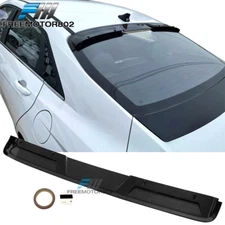 Fits 21-25 Hyundai Elantra Carbon Fiber Print ABS Rear Window Roof Spoiler Visor