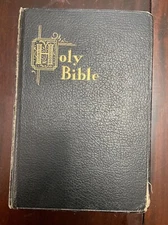 Catholic Holy Bible Confraternity Edition 1957 Color Plates