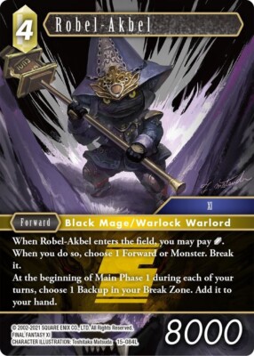 Robel-Akbel Foil - 15-084L NM - Final Fantasy