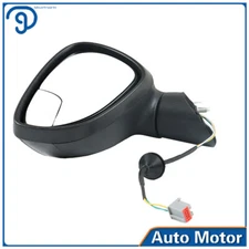 LH Side Door Mirror W/O Turn Signal For Ford Fiesta 2011-2019 With Power Spotter