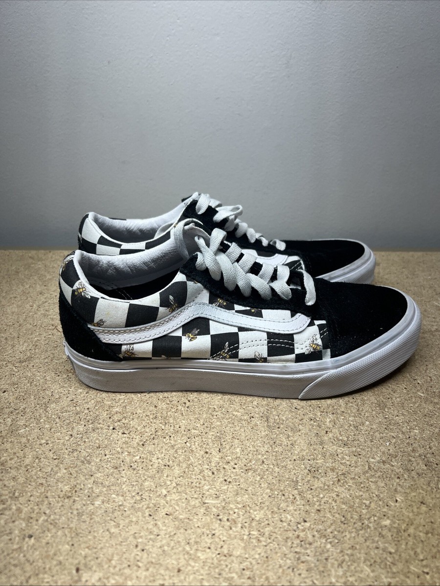 Vans Shoes Active Womens Vans Vans Womens Old Skool Bee Check