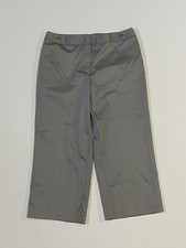 Worthington Modern Fit Trouser Dress Pants Gray Cropped size 8