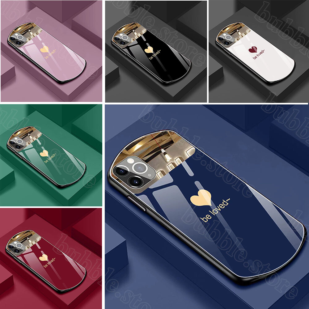 Funda Para iPhone 15 14 13 12 11 XR caseVidrio elíptico cover Telefono Protector