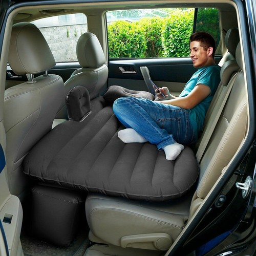 Car SUV Air Bed Sleep Travel Inflatable Mattress Seat Cushion Mat Camping w Pump - Picture 21 of 26