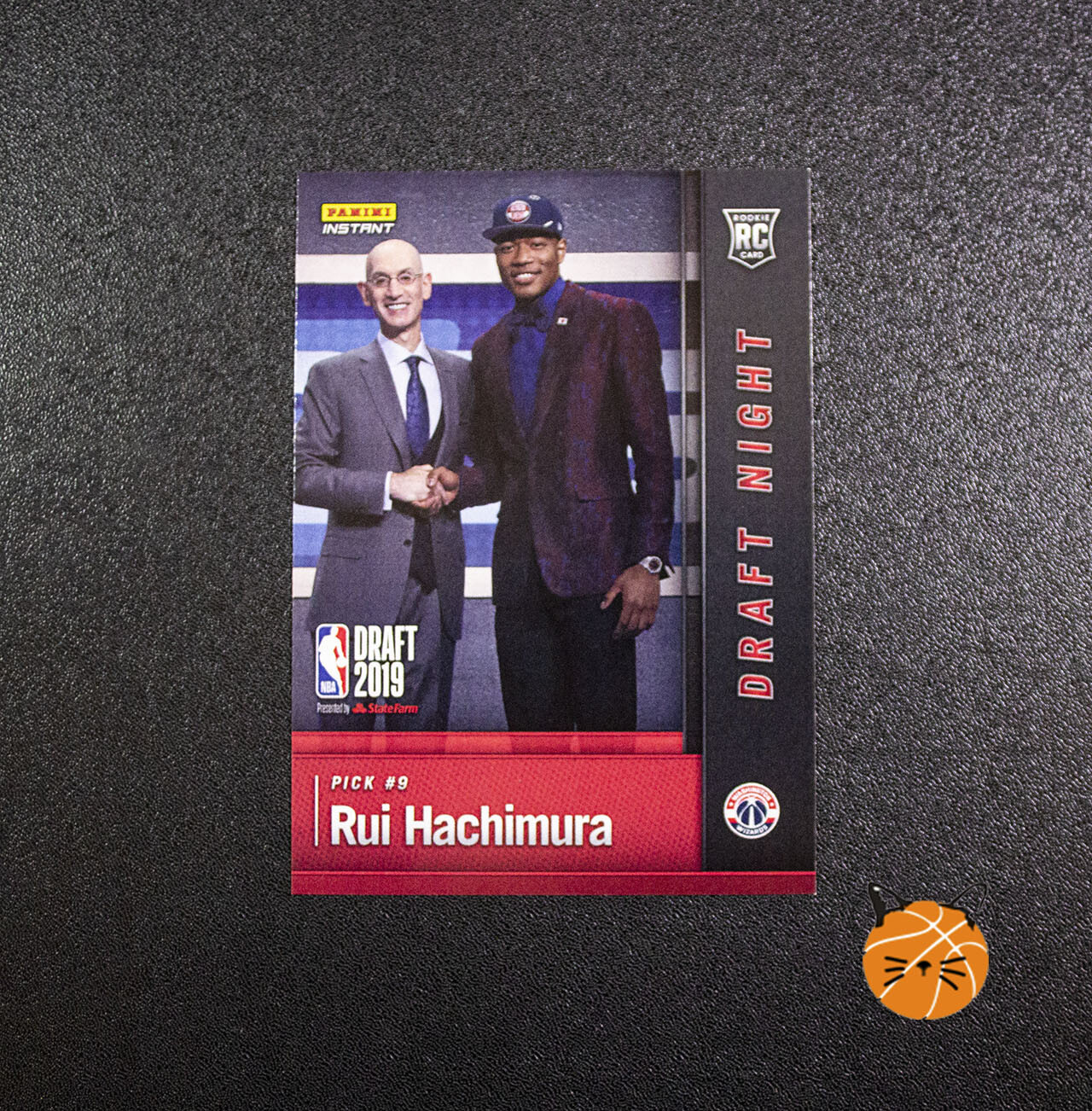 2019-20 Instant Rui Hachimura Draft Night Rookie Washington Wizards Lakers LAL