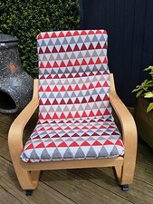 Ikea Poang Kids Chair Cover, slipcover, replacement cover, cushion, washable