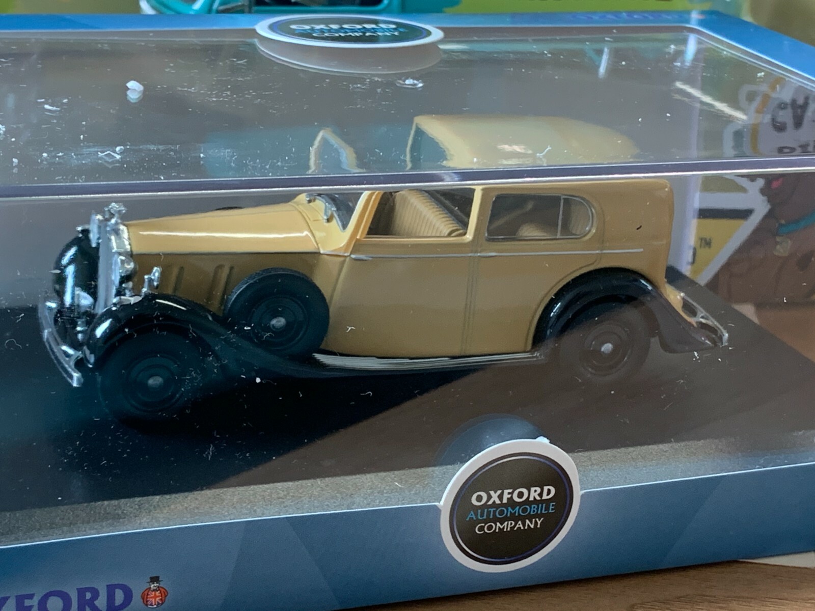 Idée cadeau de prestige miniature Rolls Royce Phantom III HJ Mulliner marron 1/43 Oxford