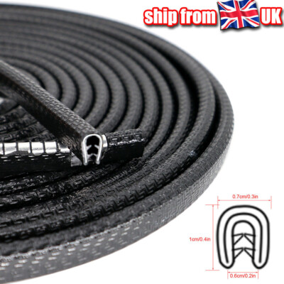 Boot Edge Protector 500cm Car Door Boot Edge Protector Strip Trim U Shape Guard Seal Rubber ...