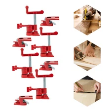 4 Pack 3/4" Wood Gluing Pipe Clamps Efficient Clamping Woodworking Cast Iron