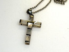 Vintage Sterling Silver Pendant Jewellery 925 Necklace Cross 7.35g