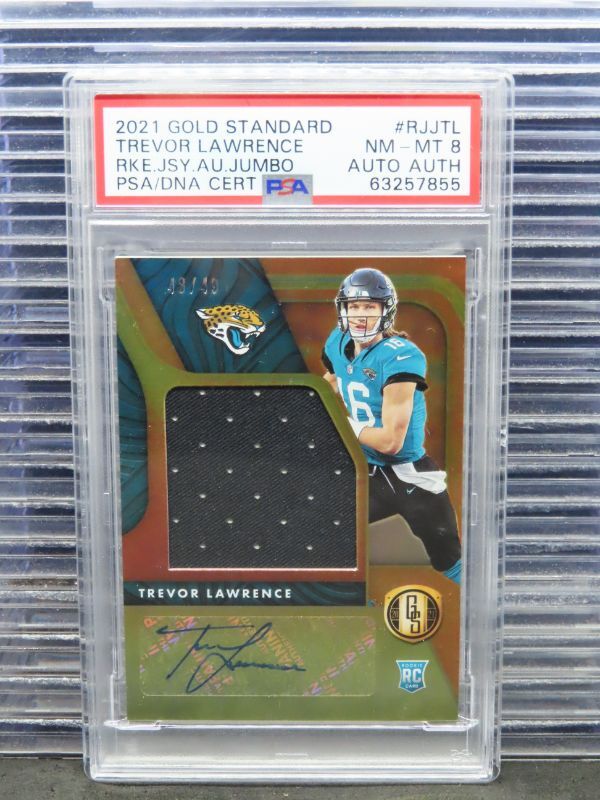 Trevor Lawrence Panini Gold Standard Rookie Jersey Autographs Jumbo #RJJTL Base
