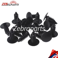 Bumper Clips 8mm Retainer 100 Pcs Car Plastic Rivets Fastener Fender for Honda