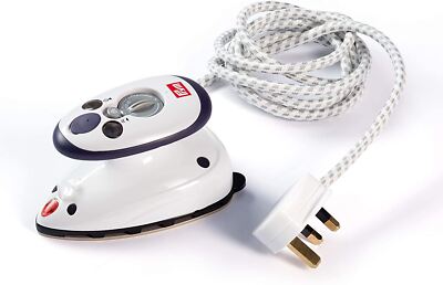 Prym Mini Dampfbügeleisen in weiß mit UK-Stecker