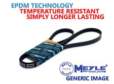 V-ribbed FAN DRIVE AUXILIARY POWER STEERING BELT MEYLE EPDM 1442*TEST*