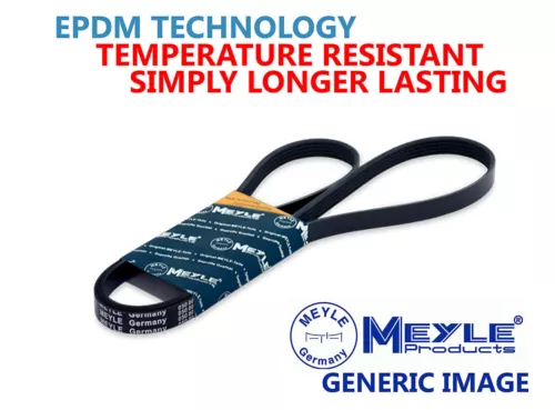 V-ribbed FAN DRIVE AUXILIARY POWER STEERING BELT MEYLE EPDM 648** - Picture 1 of 1