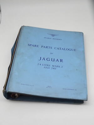 Teilekatalog / Spare Parts List Jaguar Mark 2 2.4 litre + 240