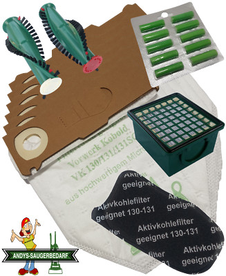 Staubsaugerbeutel Filtertüten Beutel Vlies geeignet Vorwerk Kobold VK 130 131
