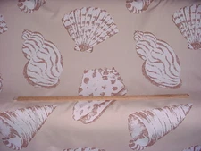 10Y Groundworks GWF-2509 Beachcomber Print Sea Shell Outdoor Upholstery Fabric