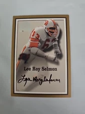 LEE ROY SELMON 2000 Fleer Greats of the Game HOF On Card Auto T.B Buccaneers 