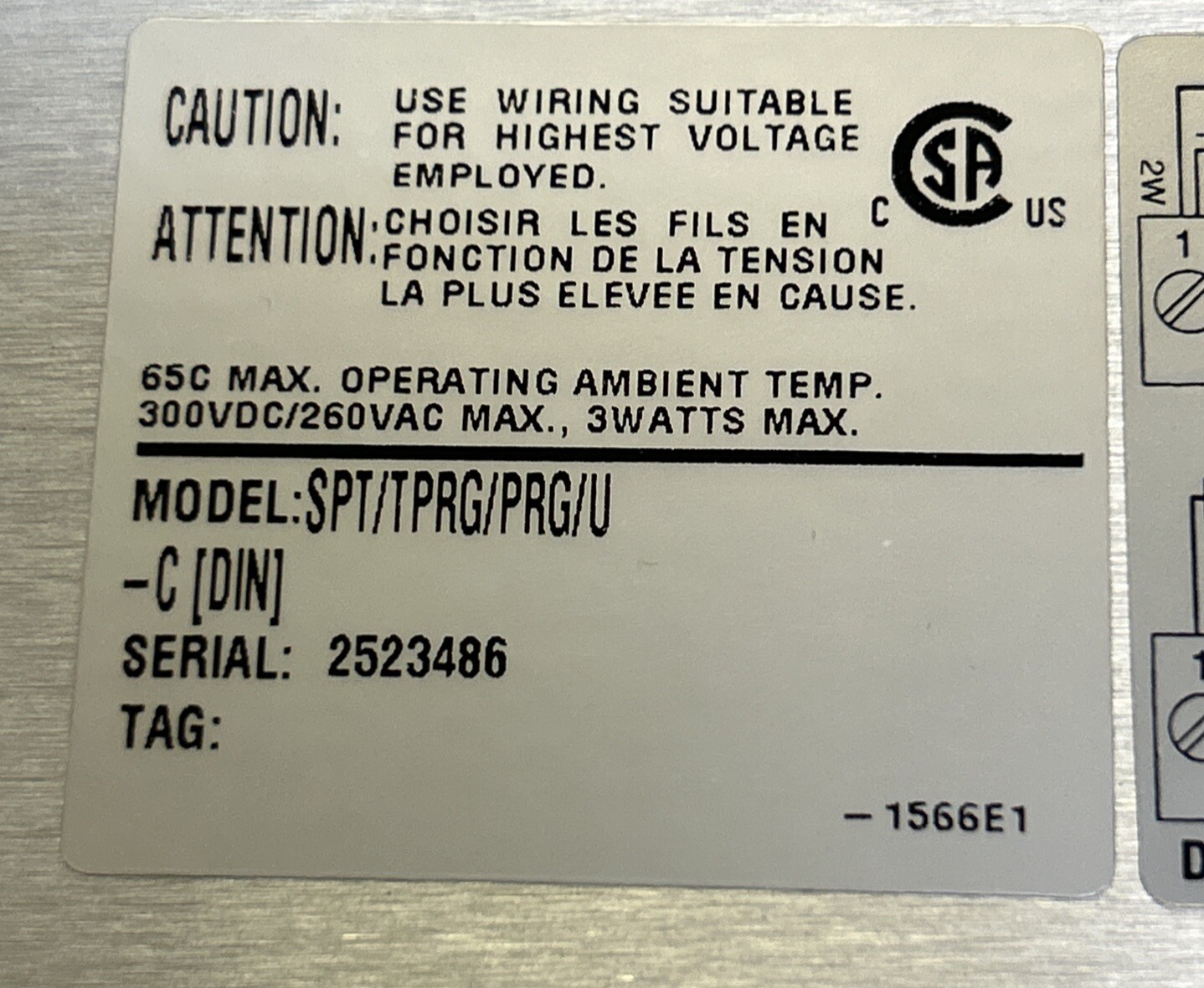 MOORE INDUSTRIES,SPT/TPRG/PRG/ U-C,TEMPERATURE TRANSMITTER NOS