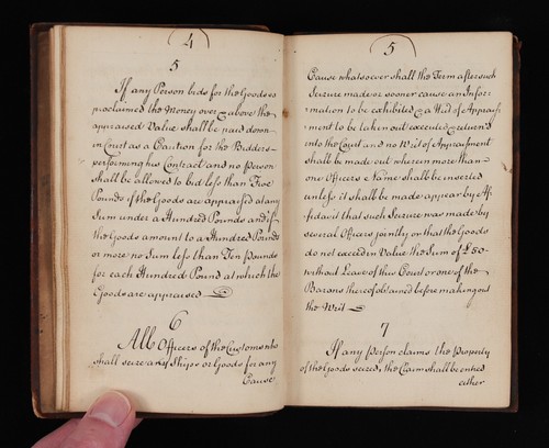 1700’s Handwritten Manuscript Law Legal Book Rules of Court Exchequer Edinburgh - Picture 11 of 23