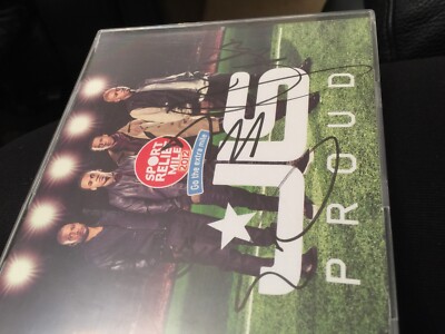 JLS, PROUD, Sport Relief Mile 2012, Go the extra mile CD  SIGNED BY ALL 4