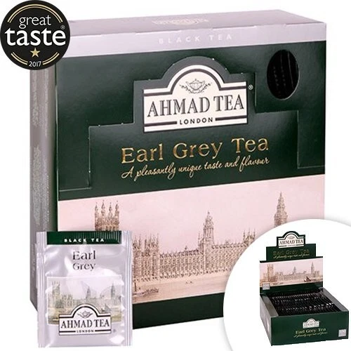 AHMAD TEA LONDON AHMAD TEA , EARL GREY TEA , 100 BUSTINE , Scadenza 2027