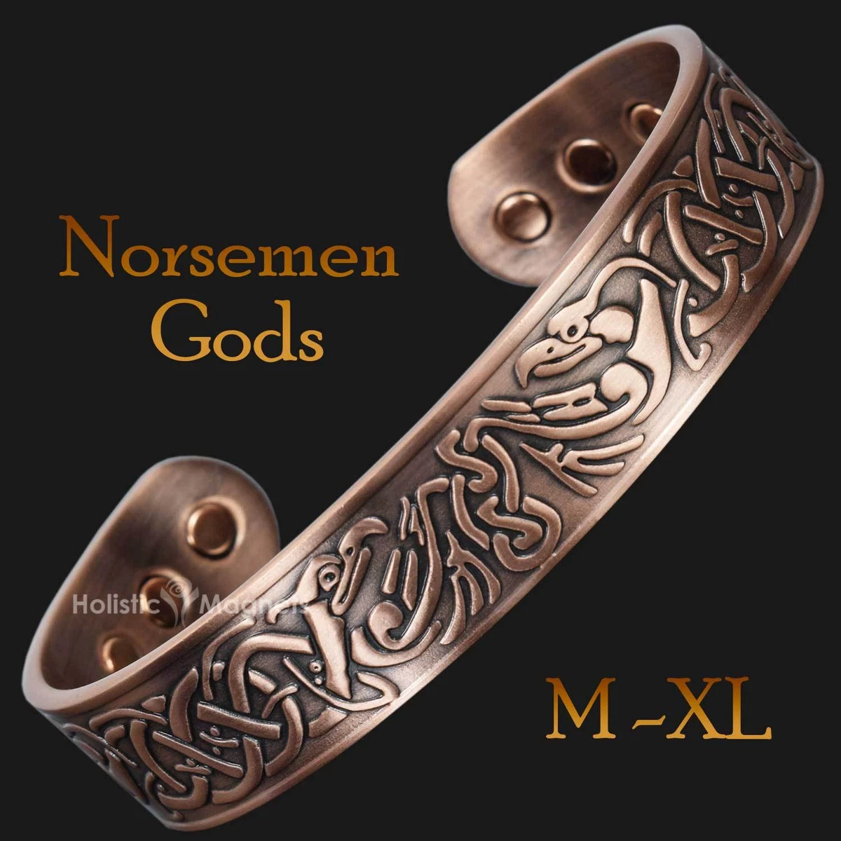 Copper viking bracelet deals