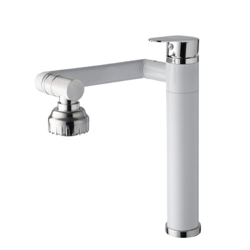Rotatable Faucet Hot And Cold Household Kitchen Basin Faucet Wholes Deck Mounted - Picture 44 of 44