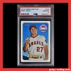 2018 Topps Heritage Mike Trout #275 PSA 10 GEM-MT